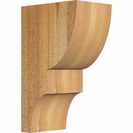Ekena Millwork Ridgewood Rough Sawn Corbel, Western Red Cedar, 4"W x 6"D x 10"H COR04X06X10RID00RWR